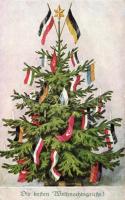 Christmas, flags, WWI propaganda (EK)