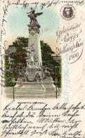 1900 Paris, Gambetta's monument, world exposition (b)