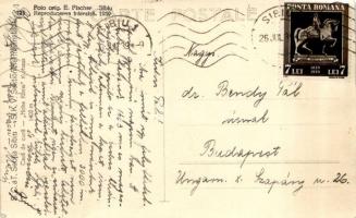 1937 Szebenjuharos, Hohe Rinne, Paltinis; Turistaházak autóbuszokkal / Kurhaus, Casa de Cura / touri...