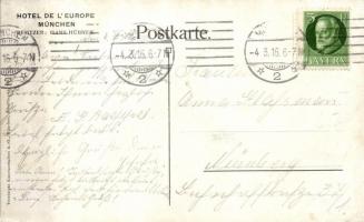 München, Hotel Europe, restaurant, coat of arms (EK)