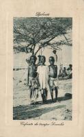 Somali children, Djibouti, folklore
