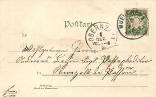 1898 München, Maschinen Ausstellung, Ottmar Zieher Künstlerpostkarte No. 1006. / Expo litho s: Fritz...