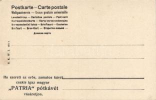 Children, students, "Patria" advertisement on the back side