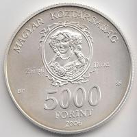 2006. 5000Ft Ag "Munkácsi vár" T:BU Csak 4000db!