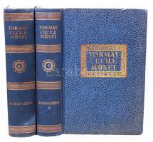 Tormay Cecile: Bujdosó könyv I-II. (Tormay Cecil Művei VI-VII.) Bp., 1939, Singer és Wolfner. Kiadói, aranyozott, félvászon kötésben, közepes állapotú (a gerinc belül kissé meglazult, egy-két lap szélén kisebb szakadás)