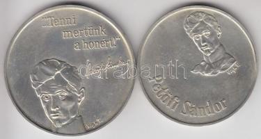 1973. 50Ft Ag + 100Ft Ag "Petőfi" pár T:BU