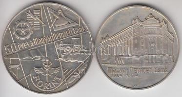 1974. 50Ft Ag + 100Ft Ag "MNB" pár T:BU