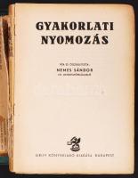 Nemes Sándor: Gyakorlati nyomozás. Bp., 1944, Griff. Kiadói félvászon kötésben, kissé viseltes állap...