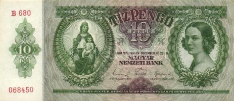 1936. 10P (2x) egymás utáni sorszámmal T:I-