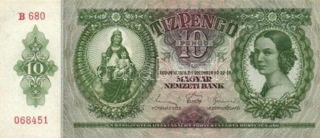 1936. 10P (2x) egymás utáni sorszámmal T:I-