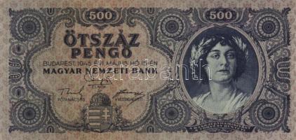 1945. 500P (2x) egymás utáni sorszámmal T:I-,II
