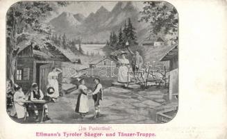 'Im Pusterthal' Ellmann's Tyroler Sänger- und Tänzer-Truppe / Tyrolean singer and dancer troupe, folklore (fl)