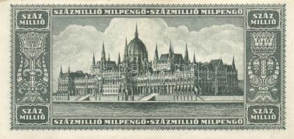 1946. 100.000.000MP (10x) T:I-,II(mind hajtatlan, csak foltosak)
