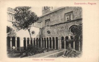 Dubrovnik, Ragusa; cloister of the Franciscans (EK)