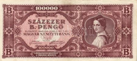 1946. 100.000BP (5x) T:II(hajtatlanok)