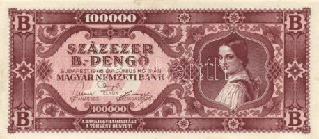 1946. 100.000BP (5x) T:II(hajtatlanok)