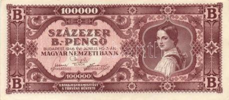 1946. 100.000BP (5x) T:II(hajtatlanok)