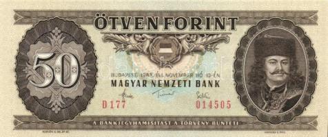 1983. 50Ft (2x) sorszámkövető T:I
Adamo F23