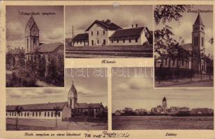 Vecsés osztott lap vasútállomással