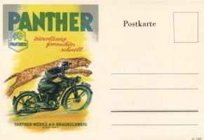 Panther-Werke AG Braunschweig / German motorbicycle machine factory advertisement