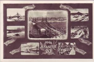 Budapest a Szabadság-híd újjáépítése