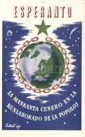 1947 Esperanto advertisement, artist signed