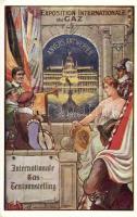 1926 Anvers, Antwerpen, Exposition Internationale du Gaz, programme on the backside, artist signed (non PC) (EK)