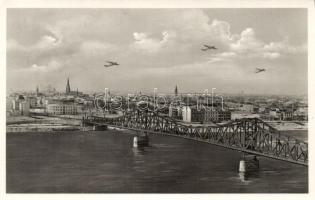 Újvidék bridge, aeroplanes