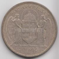 1930. 5P Ag "Horthy-jobbra" T:3 Adamo P8