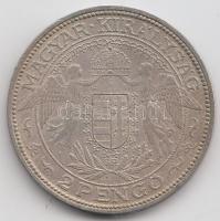 1939. 2P Ag "Madonna" T:2 patina