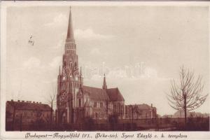 Budapest Angyalföld Béke-téri templom