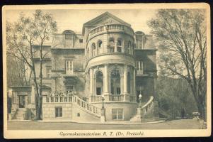 Budapest Zugligeti-uti gyermekszanatórium reklámlapja