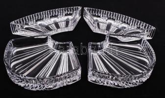 Alpakka tálca üveg betéttel, hibátlan, 40×28 cm