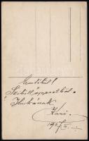 1927 Kiss Károly operaéneked dedikált fotója, 8x13 cm