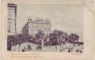 Budapest Mária Valéria utca a korzóval (EK)