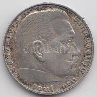 Német 3. Birodalom 1937J 2M Ag "Hindenburg" T:2 ph.
German Third Reich 1937J 2 Marks Ag &q...