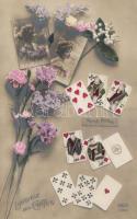 'Langage des Cartes, Mariage Prochain' playing cards