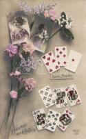 'Langage des Cartes, Bonnes Nouvelles' playing cards