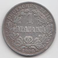 Német Birodalom 1908A 1M Ag T:2- German Empire 1908A 1 Mark Ag C:VF