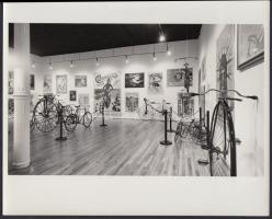 Andre Farkas: Kiállítótér, hátoldalán pecséttel, 25x20 cm.