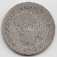 Olaszország 1863. 1L Ag "II. Viktor Emánuel" T:3,3-
Italy 1863. 1 Lira Ag "Vittorio E...