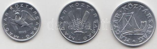 1995. 10f Al + 20f Al + 50f Al T:1 Adamo F3.3,4.3,5.3