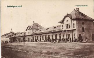 Székelykocsárd vasútállomás / railway station (fl)