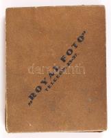 cca 1940 Royal Photo, 6db-os portrésorozat leporellóba ragasztva (itt-ott foltos), 9x6,5cm
