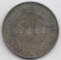 Kína / Kwang-Tung tartomány 1913. 20c Ag T:2 China / Kwang-Tung 1913. 20 cents Ag C:XF
