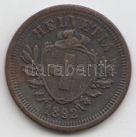 Svájc 1892. 1R Br T:2,2-
Switzerland 1892. 1 Rappen Br C:XF,VF