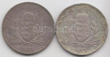 1927. 1P Ag + 1939. 1P Ag T:2,3