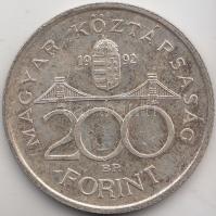 1992. 200Ft Ag "MNB" T:2
Adamo F13