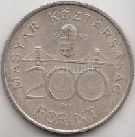 1993. 200Ft Ag "MNB" T:2
Adamo F13
