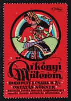 Az Örkényi Műterem reklámbélyege.